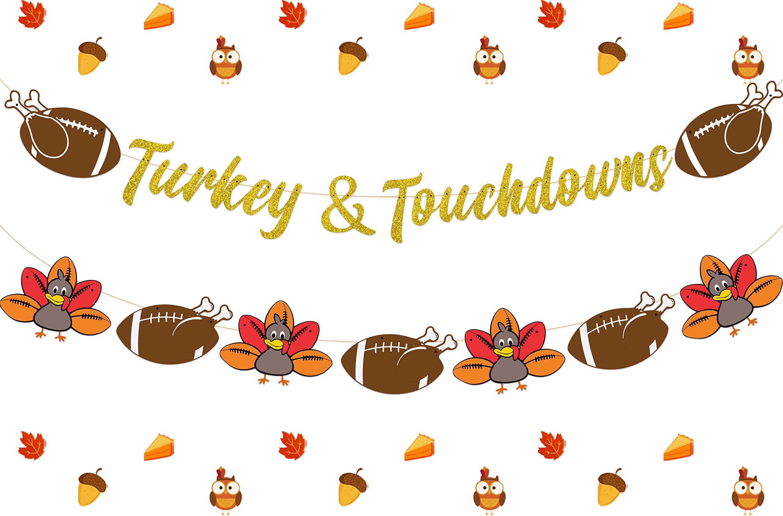 Thanksgiving And Football V2 Wall Or Window Decor Decal