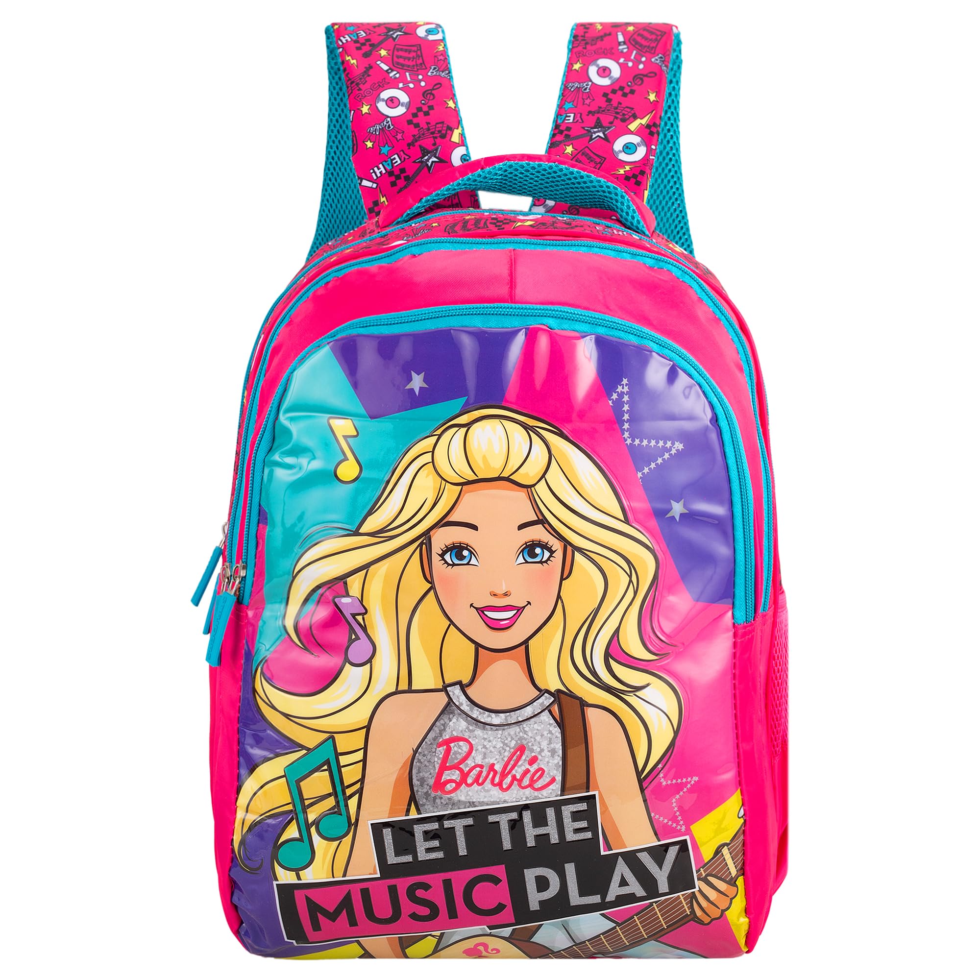 striders Barbie School Bag for Girls Red Color 16 Inch Kids Backpack for School & Travel-picture-33