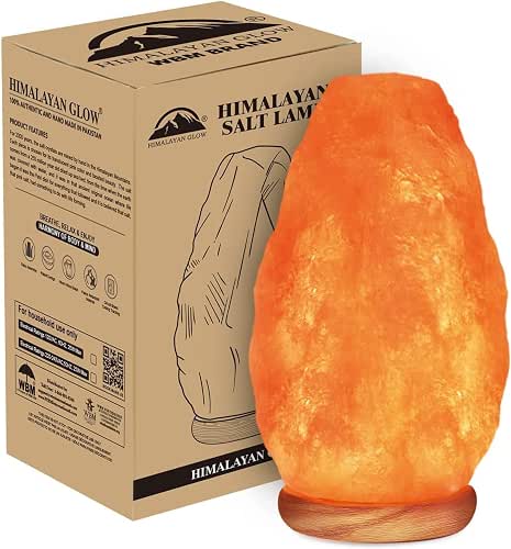 Himalayan Glow Natural Himalayan Salt Lamp with Dimmer Switch -