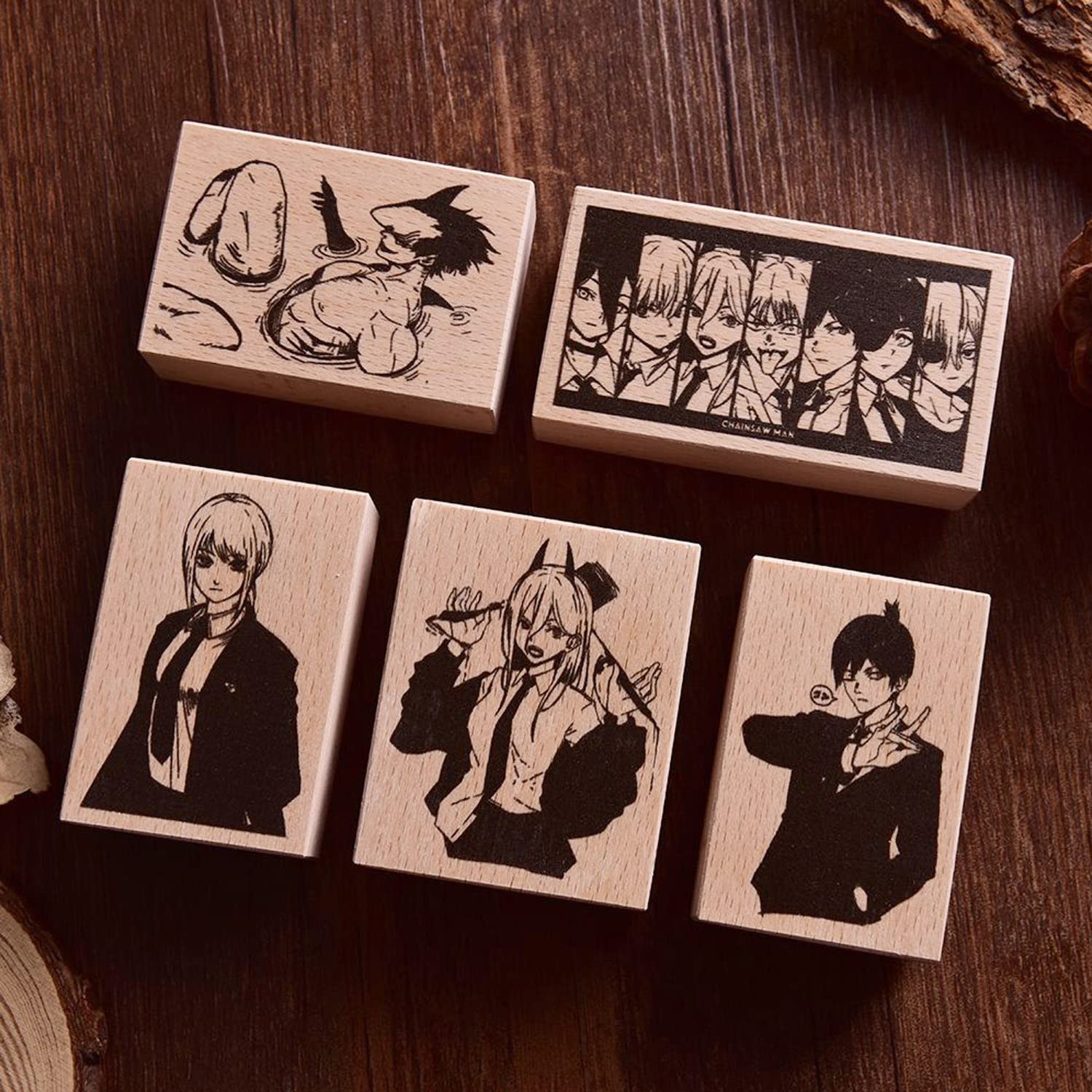 Amazon.co.jp: チェンソーマン ちぇんそーまん 文房具 印鑑 スタンプ