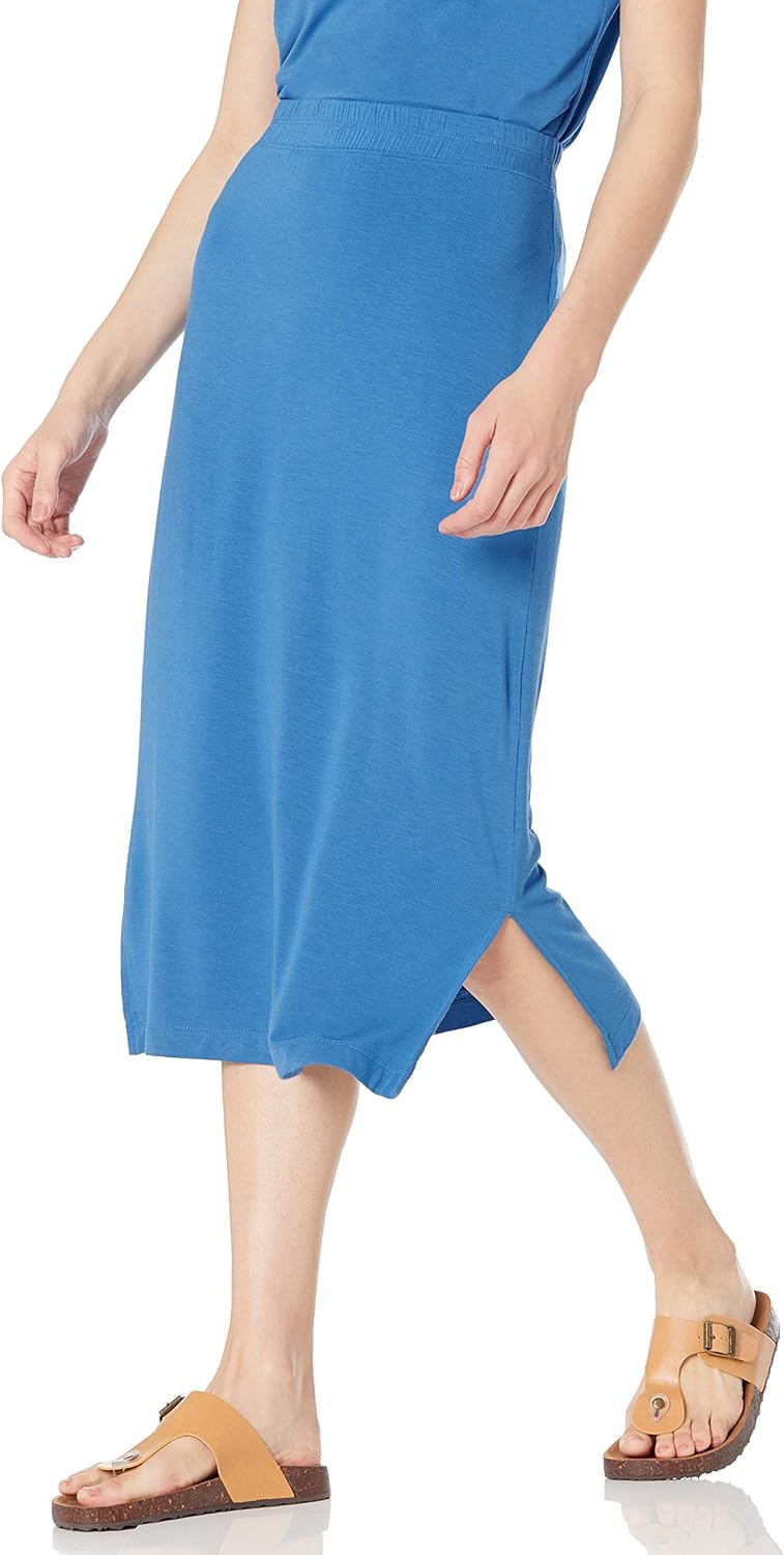 Amazon Essentials Women's Pull-On Knit Midi Skirt (Available in Plus Size) - Image 3