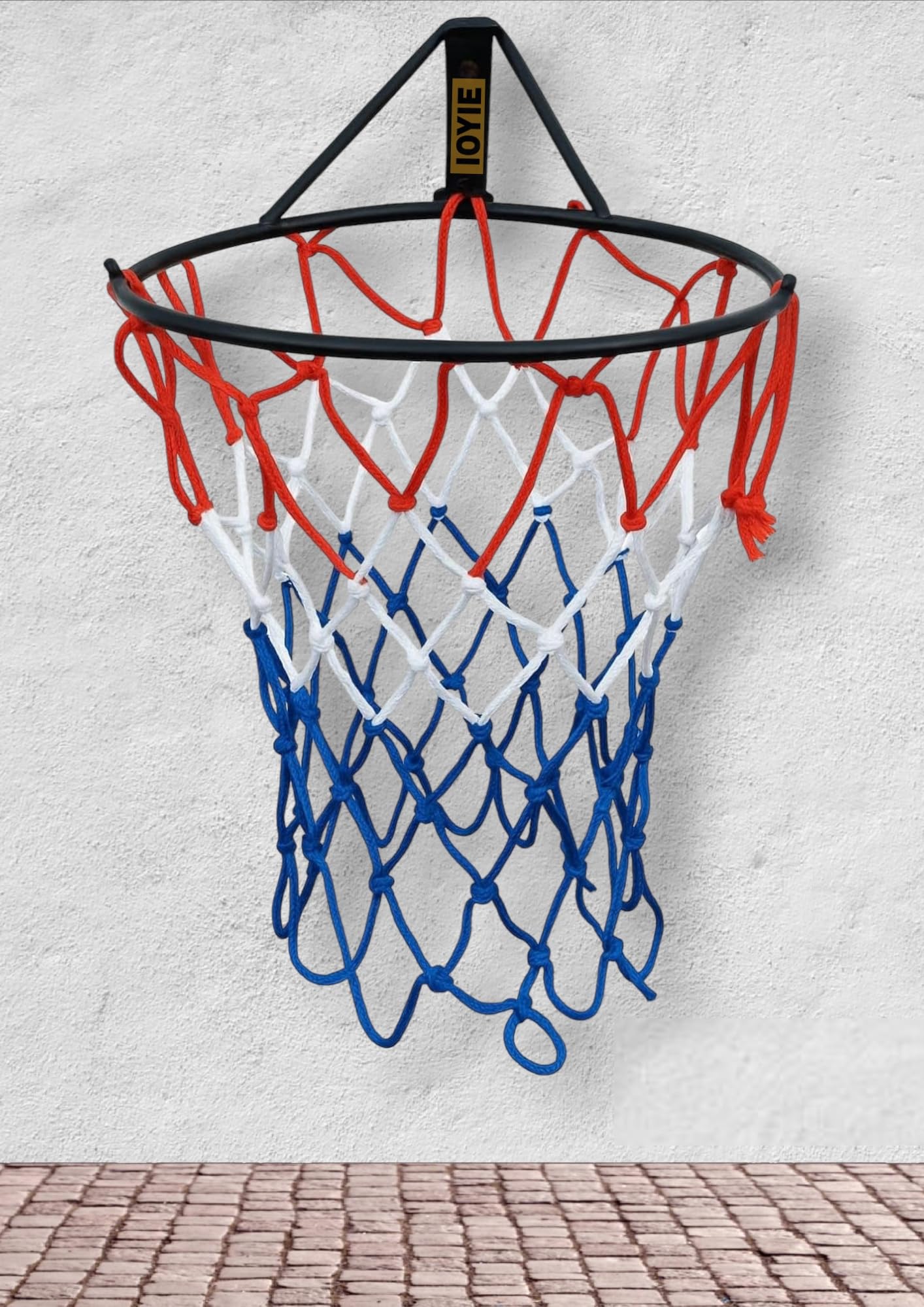 Basketball Ring for Indoor & Outdoor Sports, Kids & Adult Shooting Practice Basketball (Three Color Net)-image-34