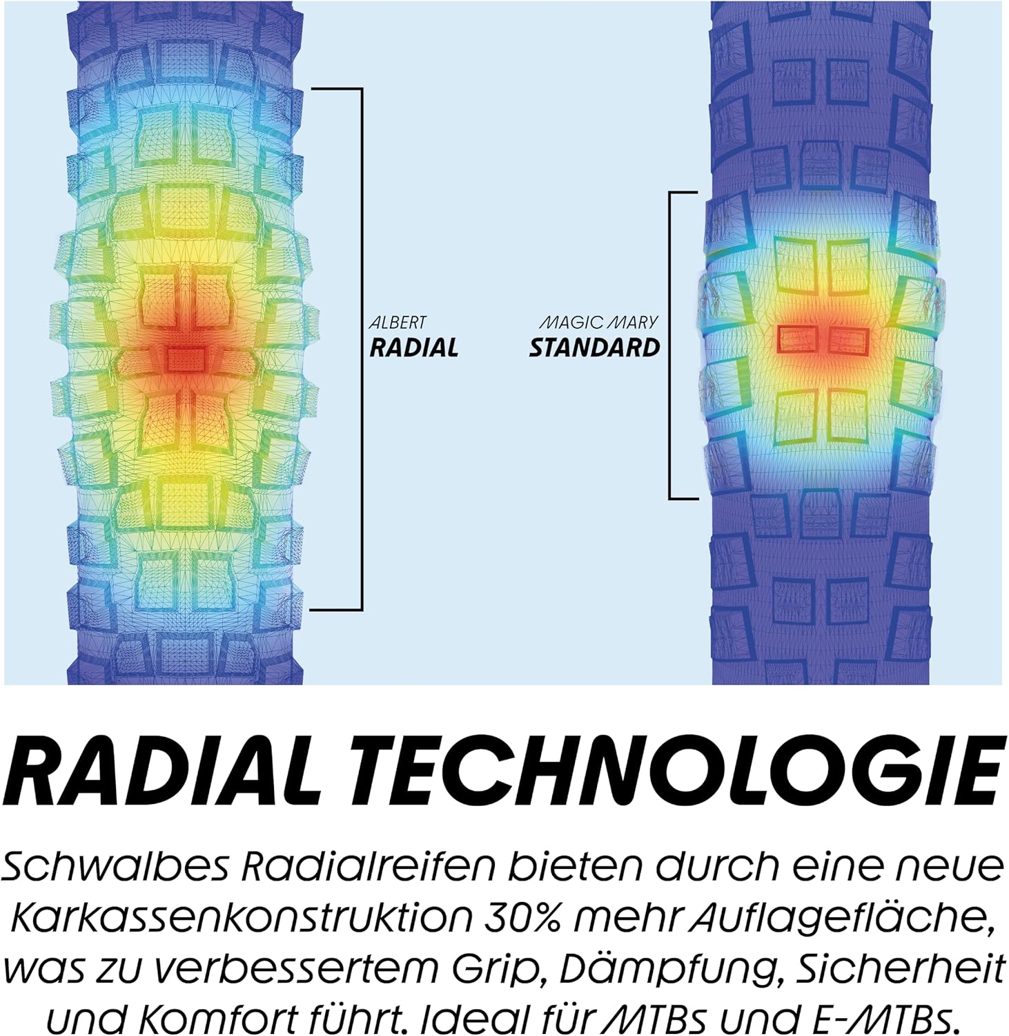 SCHWALBE Magic Mary Tire 29x2.50 Tubeless Folding Black Evolution Trail Pro Addix Ultra Soft Radial