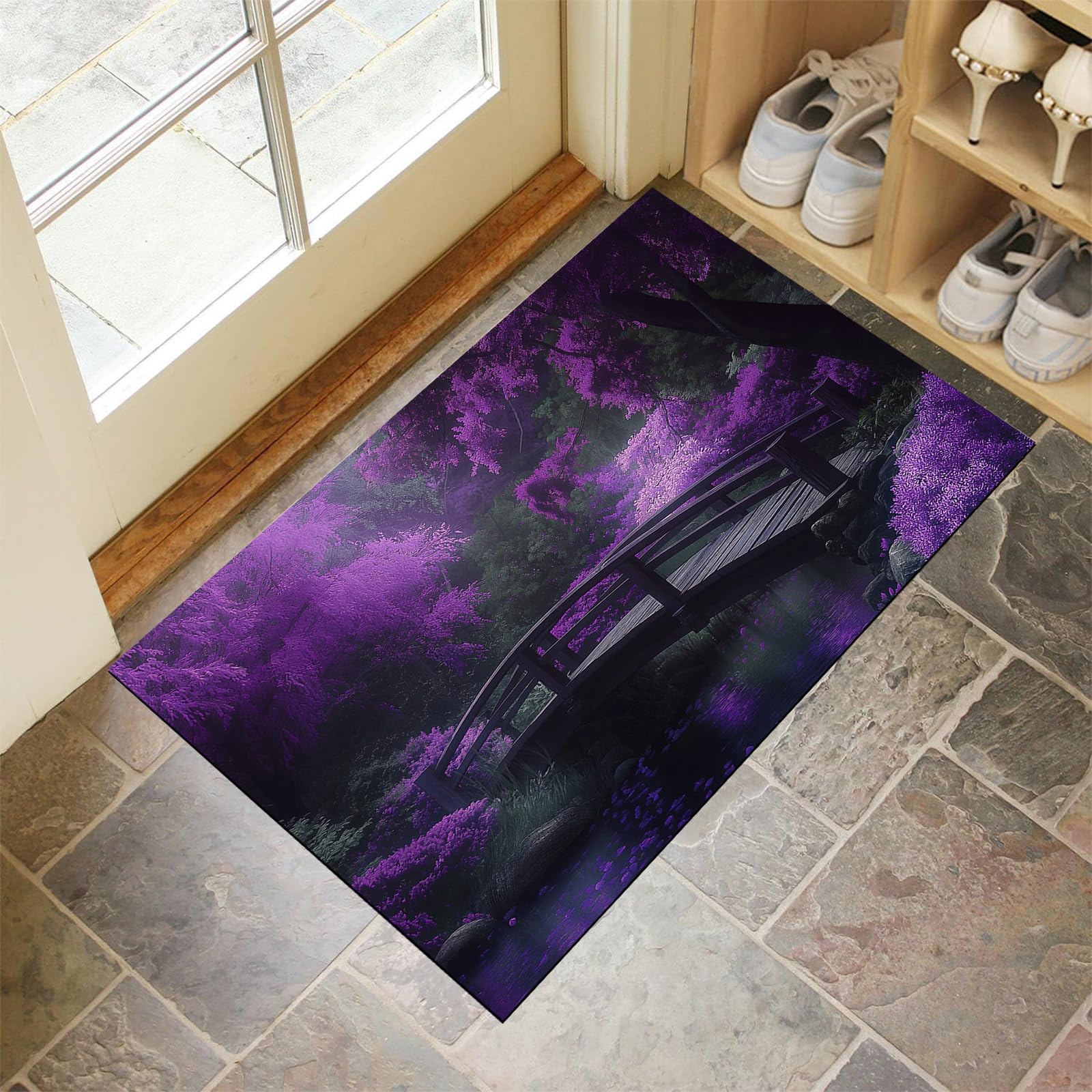 Tapis de porte lavable 90x150cm pour éliminer la saleté de l'entrée et cuisine