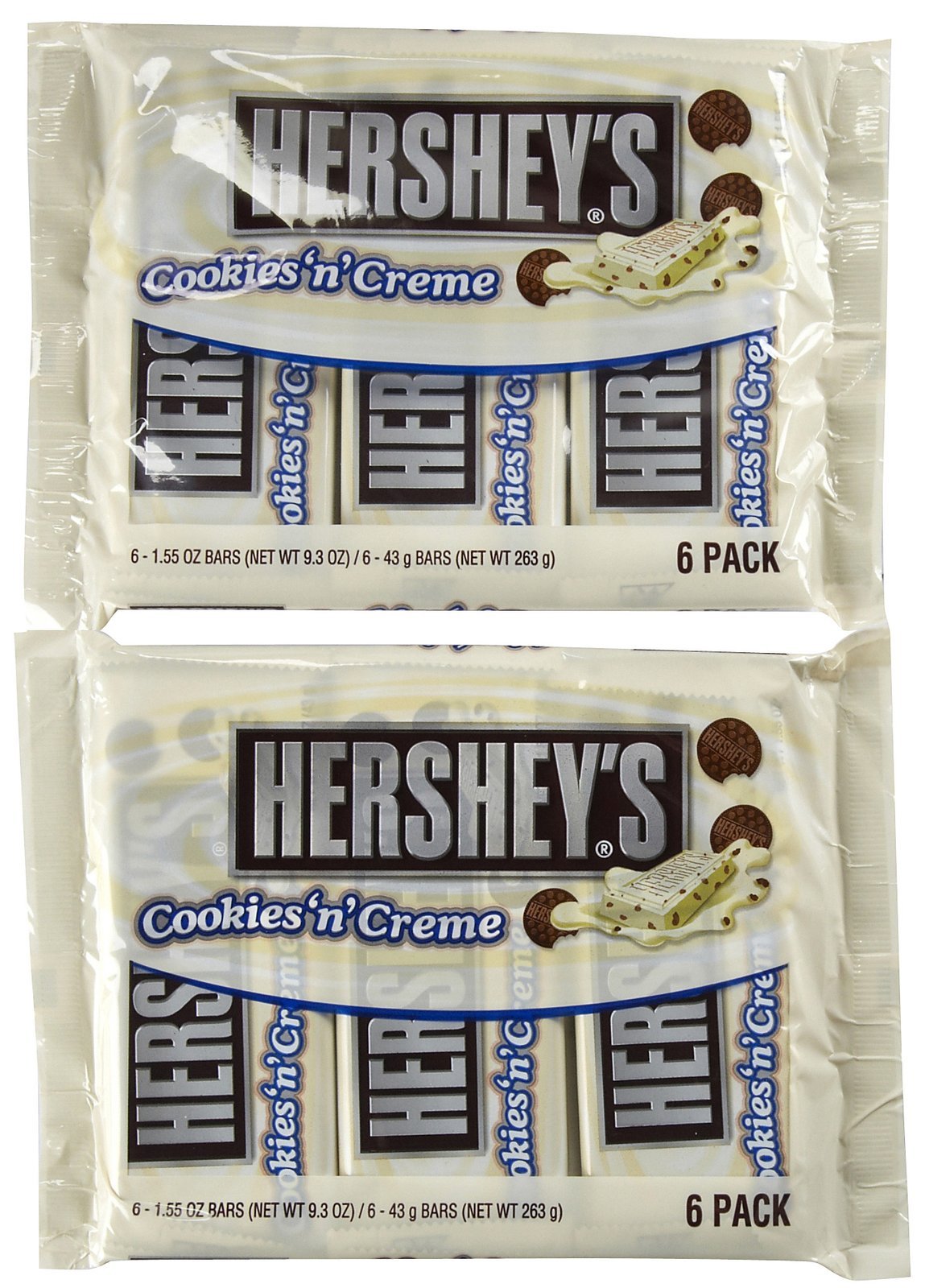 Hershey's Cookies 'N' Creme - 9.3 oz - 6 ct - 2 pk