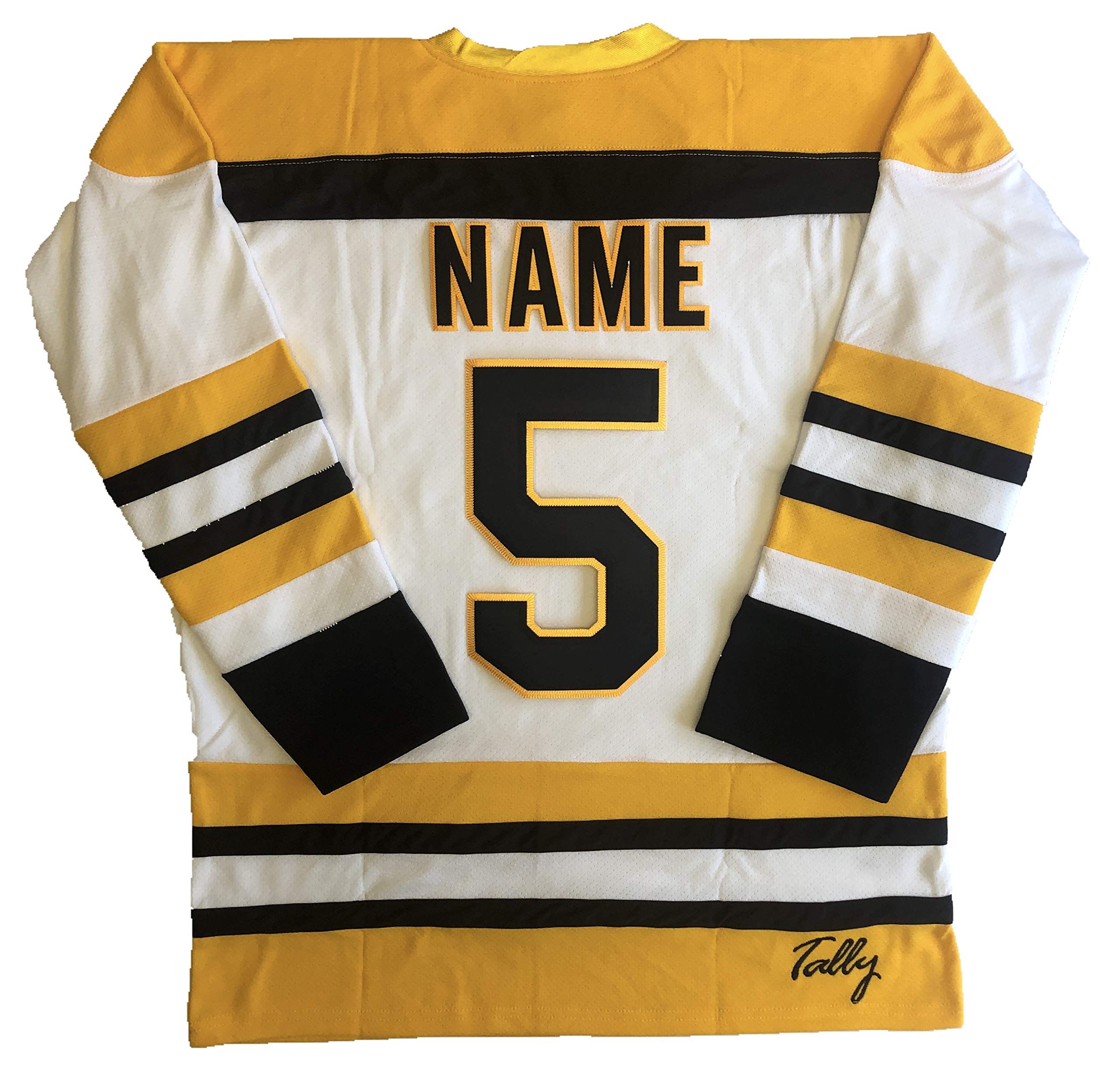 Tally Stingers Hockey Jerseys - We Customize and Ship (White, Adult Small)