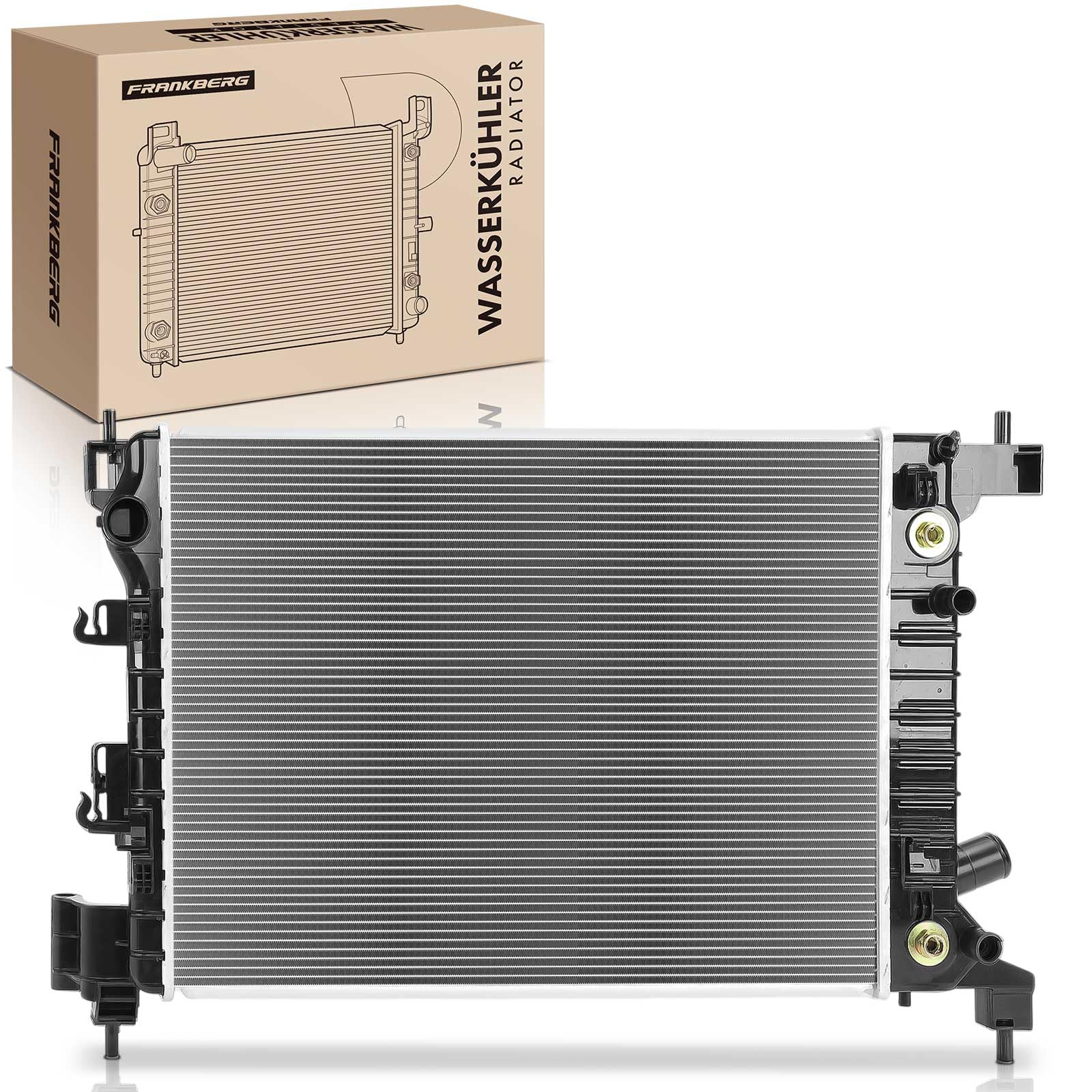 Frankberg Radiateur moteur, refroidisseur d'eau, essence 61696, 95460092