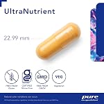 Pure Encapsulations UltraNutrient - Minerals & Multivitamins - Supports Liver & Heart Health* - Supplement for Antioxidants - With Vitamin C, CoQ10 & More - Gluten Free - 180 Capsules