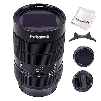 Amazon.com : PERGEAR 60mm F2.8 II Ultra-Macro Lens with 2X