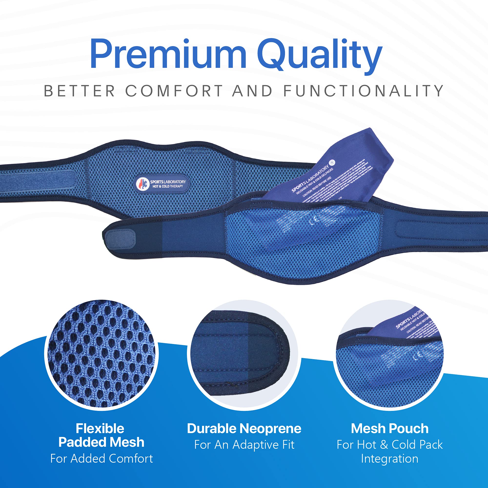 (Regular (28cm 43cm )) Sports Laboratory Neck Support Brace PRO+