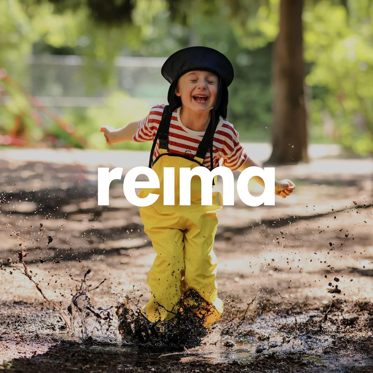 Reima Ankles Waterproof Low Cut Rain Boots Outdoor Rubber Boot for Kids