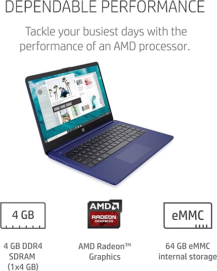 HP (エイチピー) 14インチ ノートパソコン AMD 3020e デュアルコア