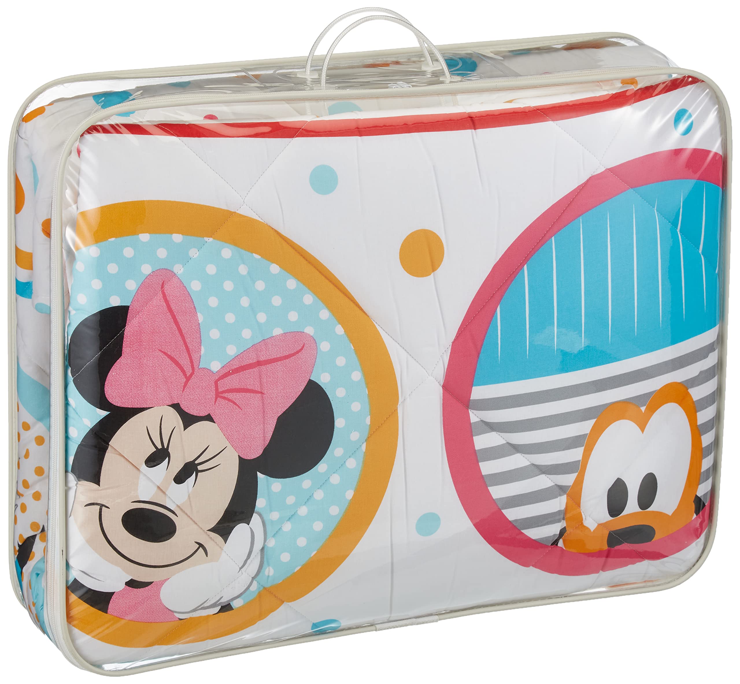 Taç Disney Minnie & Mickey Bubble Lisanslı Karakter Baskılı%100 Pamuk Uyku Seti, Çok Renkli, Bebek