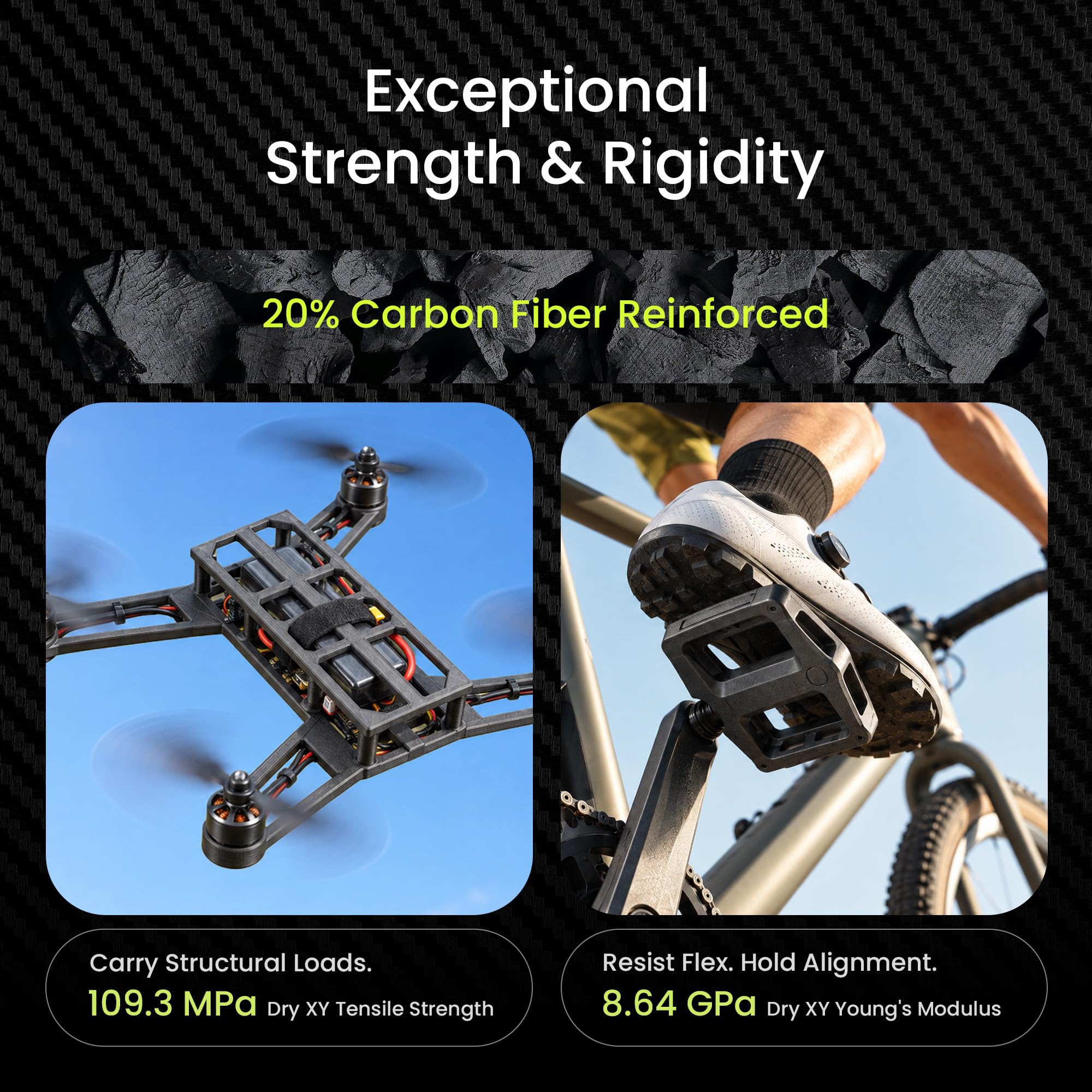 Carbon Fiber Nylon Filament - Strong & Durable 3D Printing -3 Carbon Fiber Nylon Filament - Strong & Durable 3D Printing -3