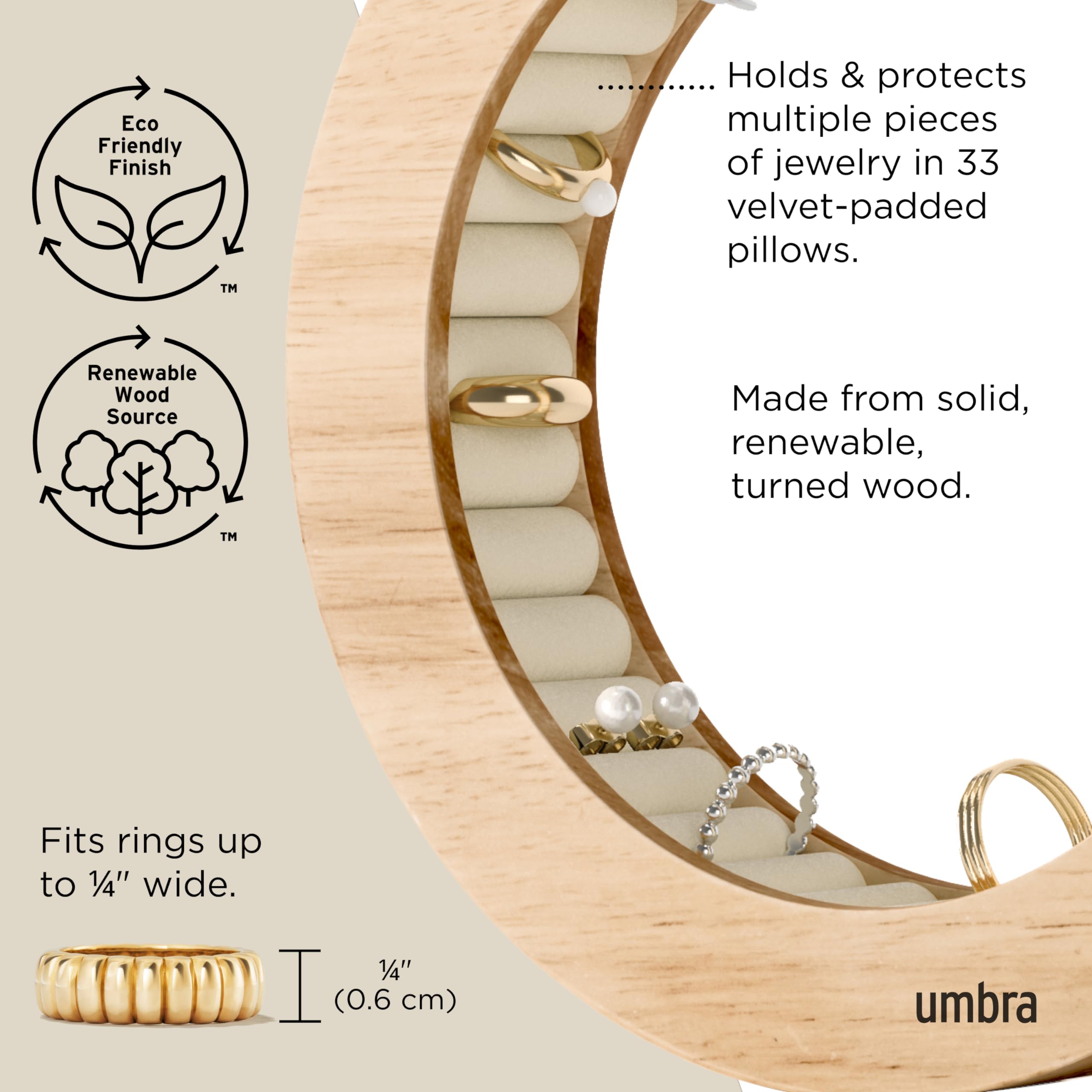 【在庫セール】umbra フェリス リングホルダー ナチュラル アクセサリー 収 Amazon｜【公式】umbra フェリス リングホルダー ナチュラル