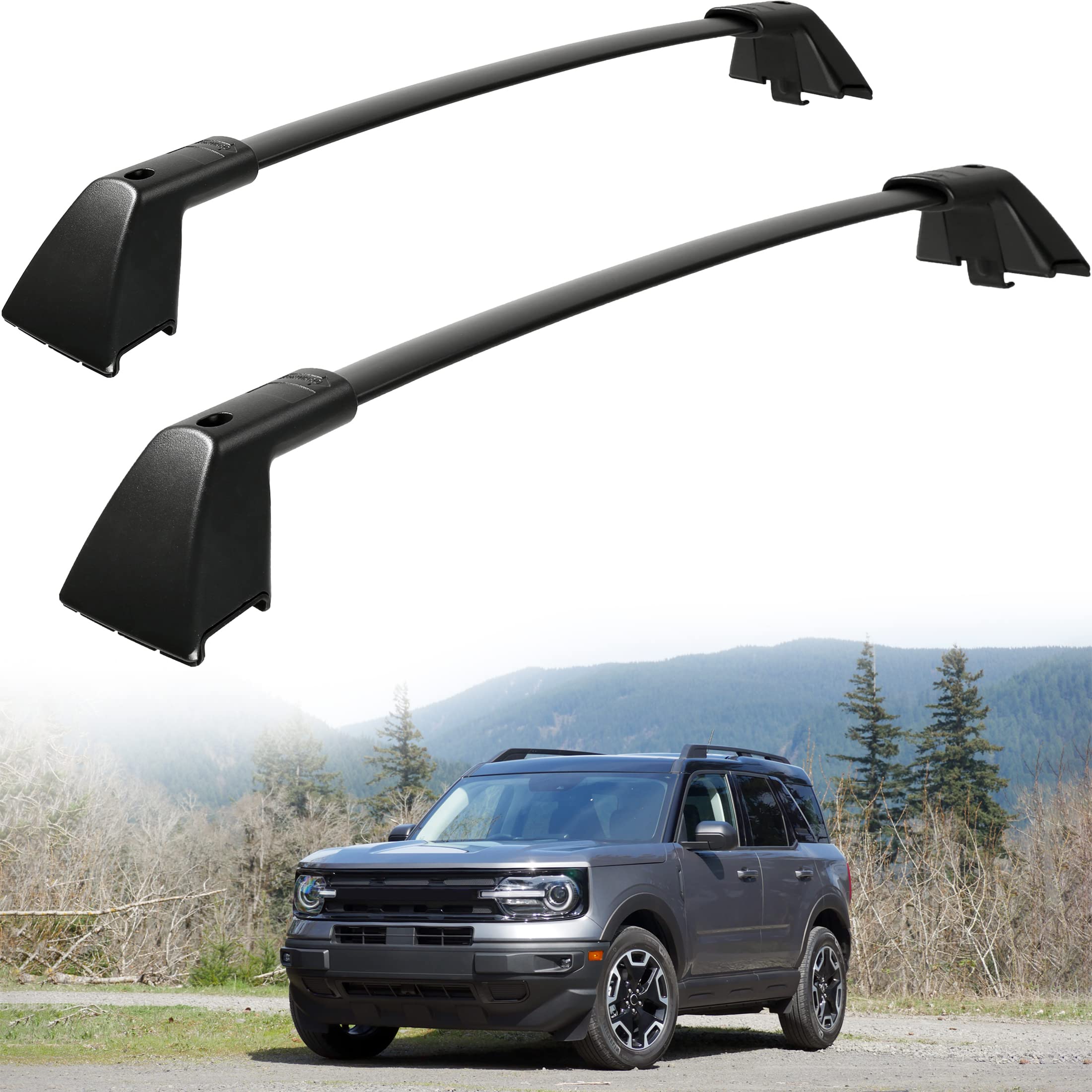 AUXMART Roof Rack Crossbars Fit for Ford Explorer 2020 2021 2022