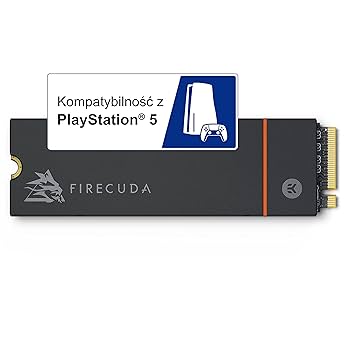 Seagate FireCuda 530 M.2 2TB 最大7300MB/s Seagate 2TB M.2 PCIe Gen4 NVMe FireCuda 530 Heatsink - Dyski