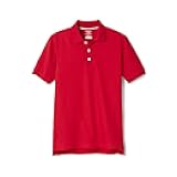 Unisex-Kids Short Sleeve Pique Polo Shirt (Standard & Husky)