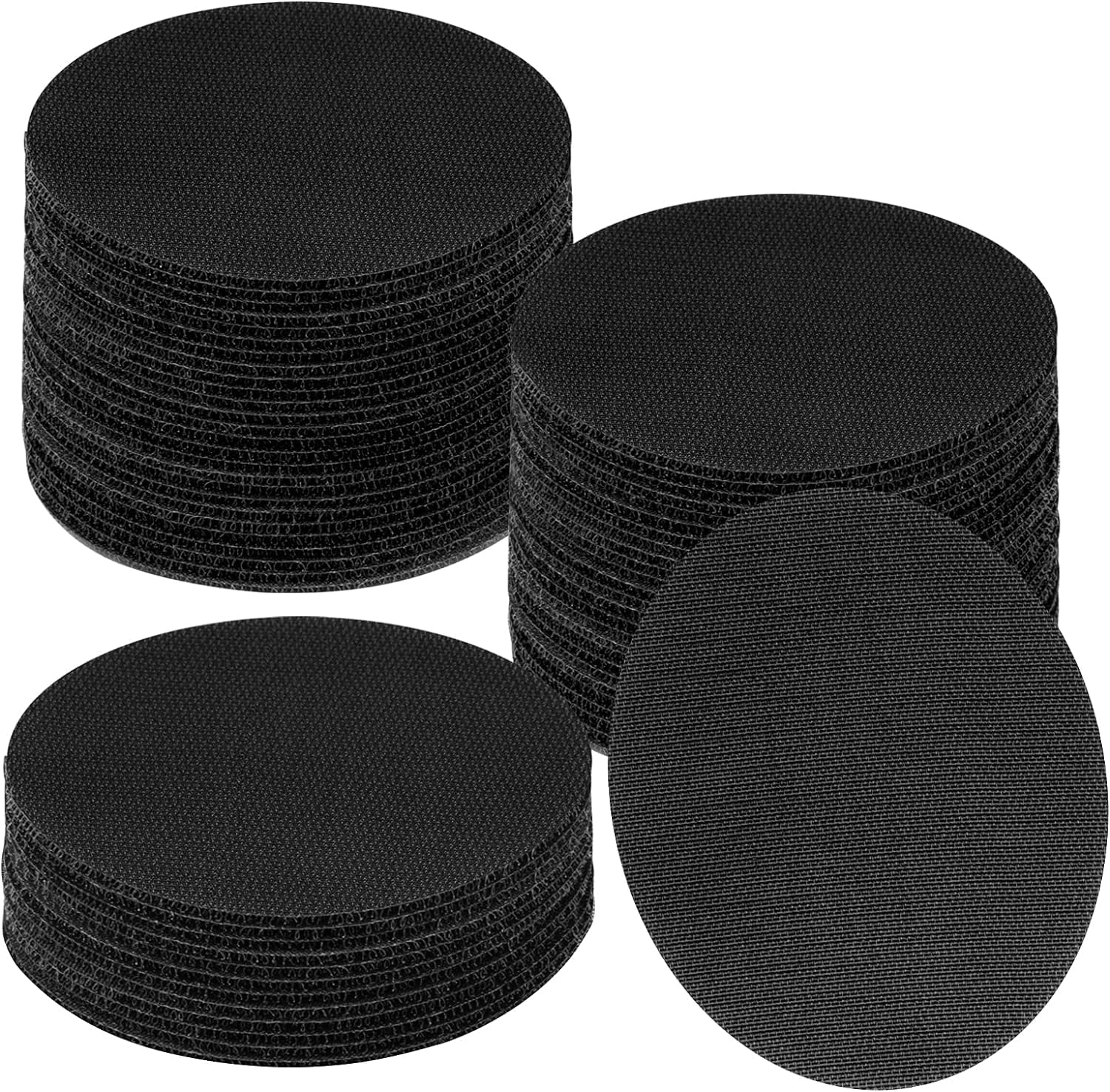 60 Pcs Black Carpet Spots Markers Floor Dots One Color Black Carpet Circles Carpet Floor Dots Spots Markers for Classroom Decoration Teacher Supplies, Carpet Sitting Markers