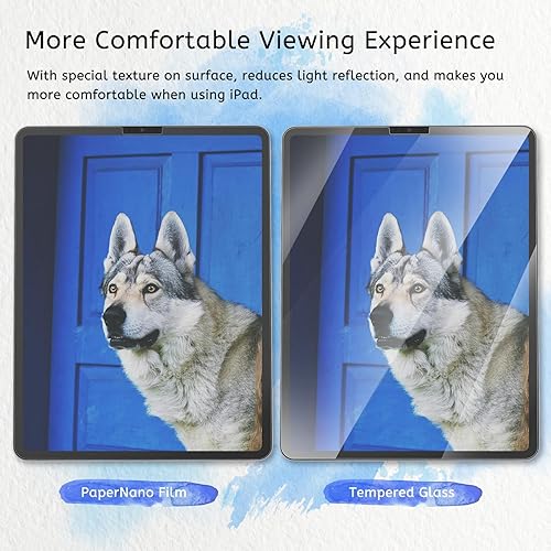 Miniatura 5 de MOBDIK Paquete de 2 protectores de pantalla Paperfeel compatibles con iPad Pro 11 (2022, 2021, 2020 y 2018), iPad Air 5ª y Air de 4ª
