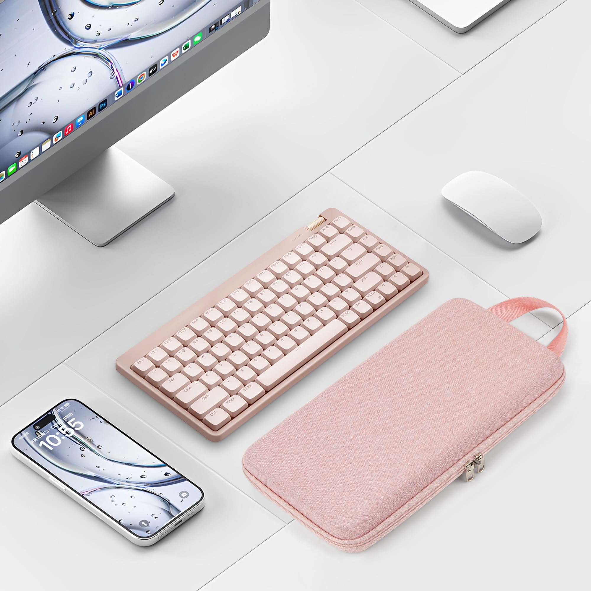 Amazon.com: GEEKRIA Slim Keyboards Carrying Case, Compatible with