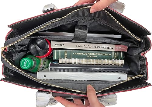 Miniatura 5 de JKM & Company Rolling Laptop Bag for Women  Designer Wheeled Briefcase  Fits 13-17" Laptops  Office Travel Computer Case