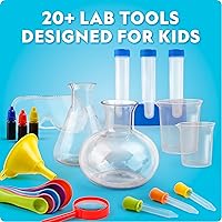 Vista 5 de National Geographic Junior Chemistry Set - Kit completo de laboratorio de aprendizaje temprano con 50 experimentos científicos para niños y más