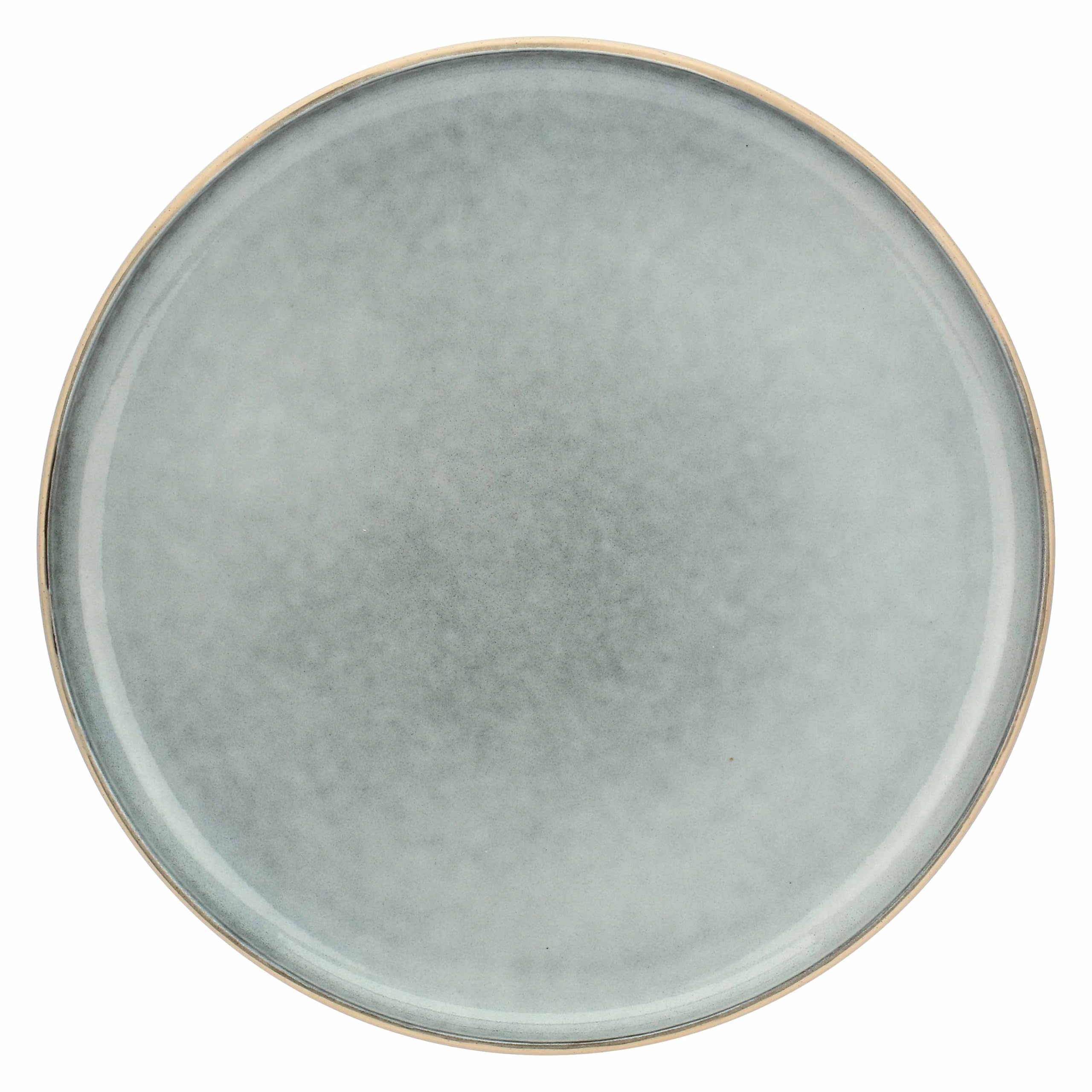 Rose&Tulipani Arpeggio Round Plate Ceruleo Stoneware Diameter 31 cm