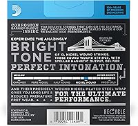 Vista 71 de D'Addario Electric Guitar Strings, XL Nickel, EXL110-10P, Regular Light Gauge 10-46, 6-String Set, Pack of 10