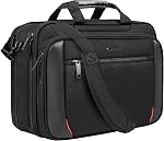 EMPSIGN Laptop Case Briefcase, 17.3 Inch Laptop Bag Expandable Messenger Bag for Men & Women Water Repellent, RFID Blocking