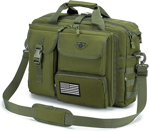 Stypos Bolsa de mensajero táctico maletín para hombre bolsa de portátil militar 14 pulgadas15.6 pulgadas17.3 pulgadas bolsa de trabajo de hombro