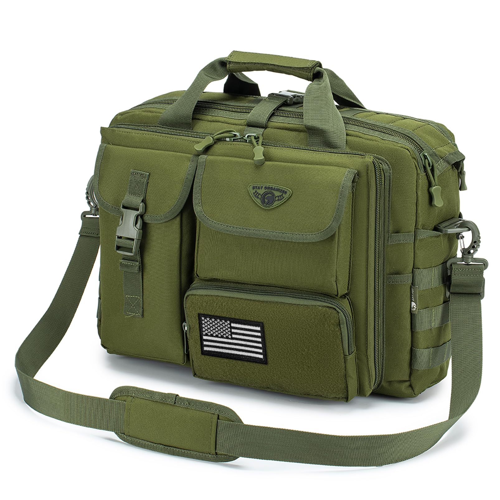 Stypos Tactical Messenger Bag, Tactical Briefcase for Man Military Laptop Bag 15.6/17.3 Inch Messenger Shoulder Bag