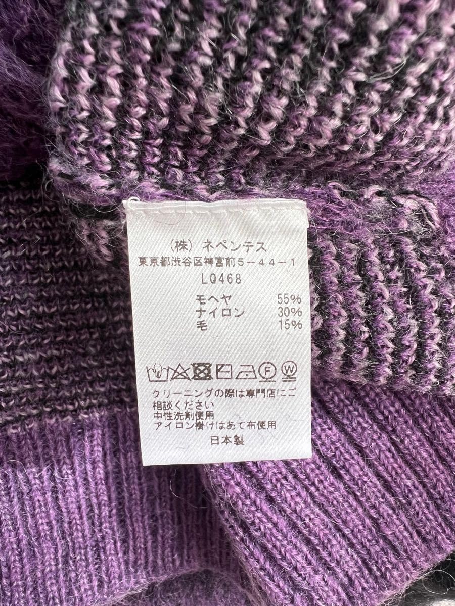 Amazon.co.jp: needles union 別注 モヘア カーディガン ブラック 
