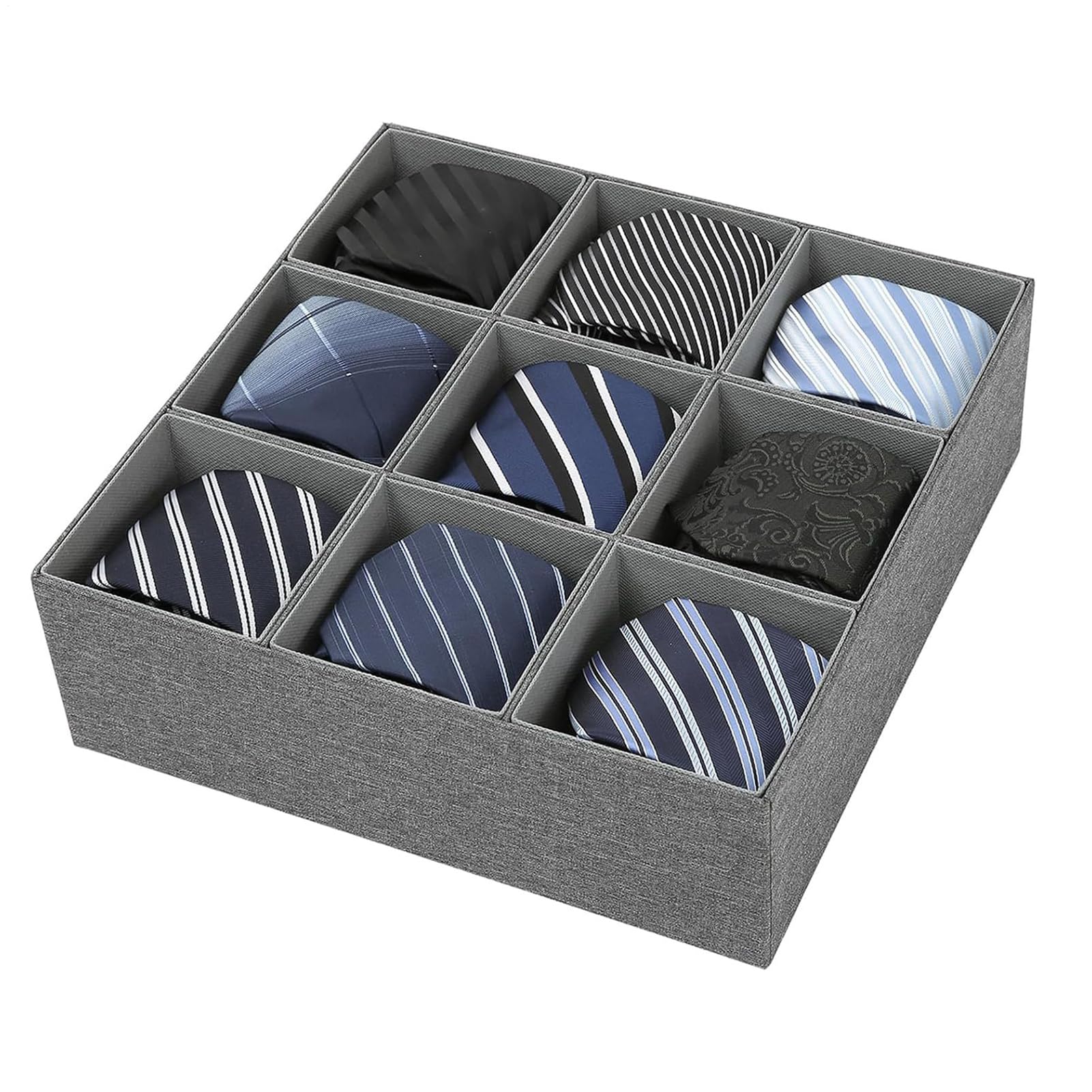 Organizer intimo cassetto Contenitore Scatola A 9 Scomparti | Organizer per Calzini da Cassetto Contenitore Reggiseni Mutandine Bikini Abbigliamento Per Armadio Cassettiera Camera Bagno