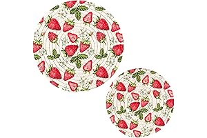 Qilmy Strawberry Kitchen Potholders Set to Rest Spoons