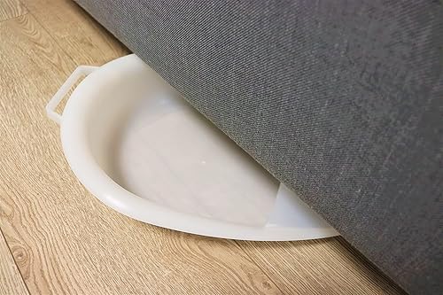 Miniatura 6 de PEPE Mobility - Sartenes de cama para mujeres mayores, fáciles de limpiar, cómodas, con asa, portátiles, color blanco