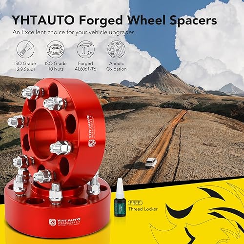 Miniatura 3 de YHTAUTO Espaciadores de rueda centrados de 0.236 x 5.315 in de 2 pulgadas para Ford F-150, Expedition & Lincoln Navigator 2003-2014, Mark LT,