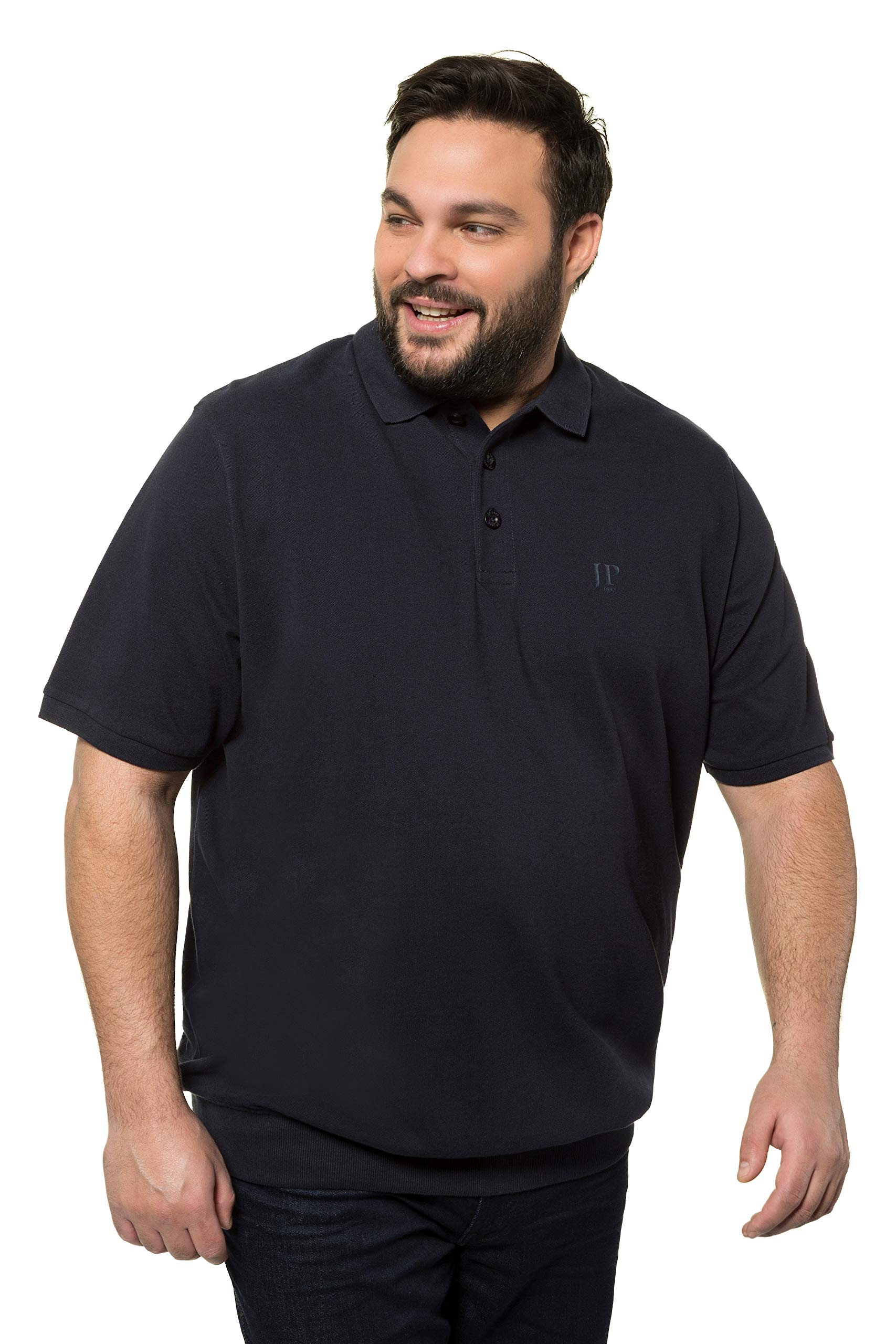 JP 1880 Hommes Grandes Tailles L-8XL Polo en piqué à Manches Courtes, Coupe Ventre Confort, Collection Basic 712617