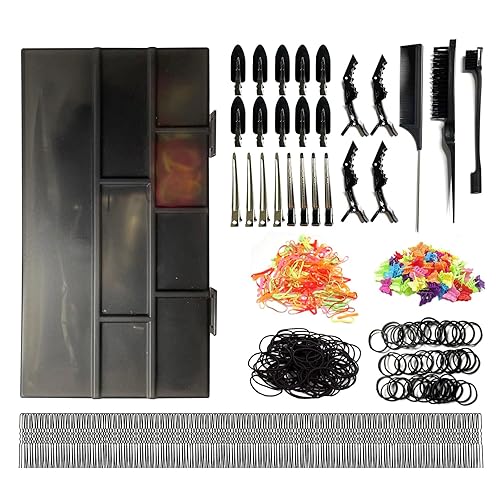 Anohuyho Horquillas y accesorios para el cabello, juego de 324 piezas con estuche de pasador y herramientas de peine, organizador de accesorios para Anohuyho Horquillas y accesorios para el cabello, juego de 324 piezas con estuche de pasador y herramientas de peine, organizador de accesorios para