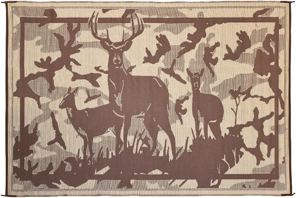 Stylish Camping HC8117 Desert Camo/beige 8'x11' Camo Deer Mat, 1 Pack