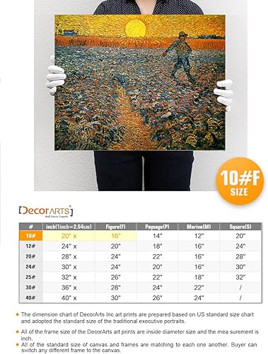 Vista 193 de DECORARTS - Almond Blossom Tree - Vincent Van Gogh Art Reproduction. Giclee Canvas Prints Wall Art for Home Decor 30x24