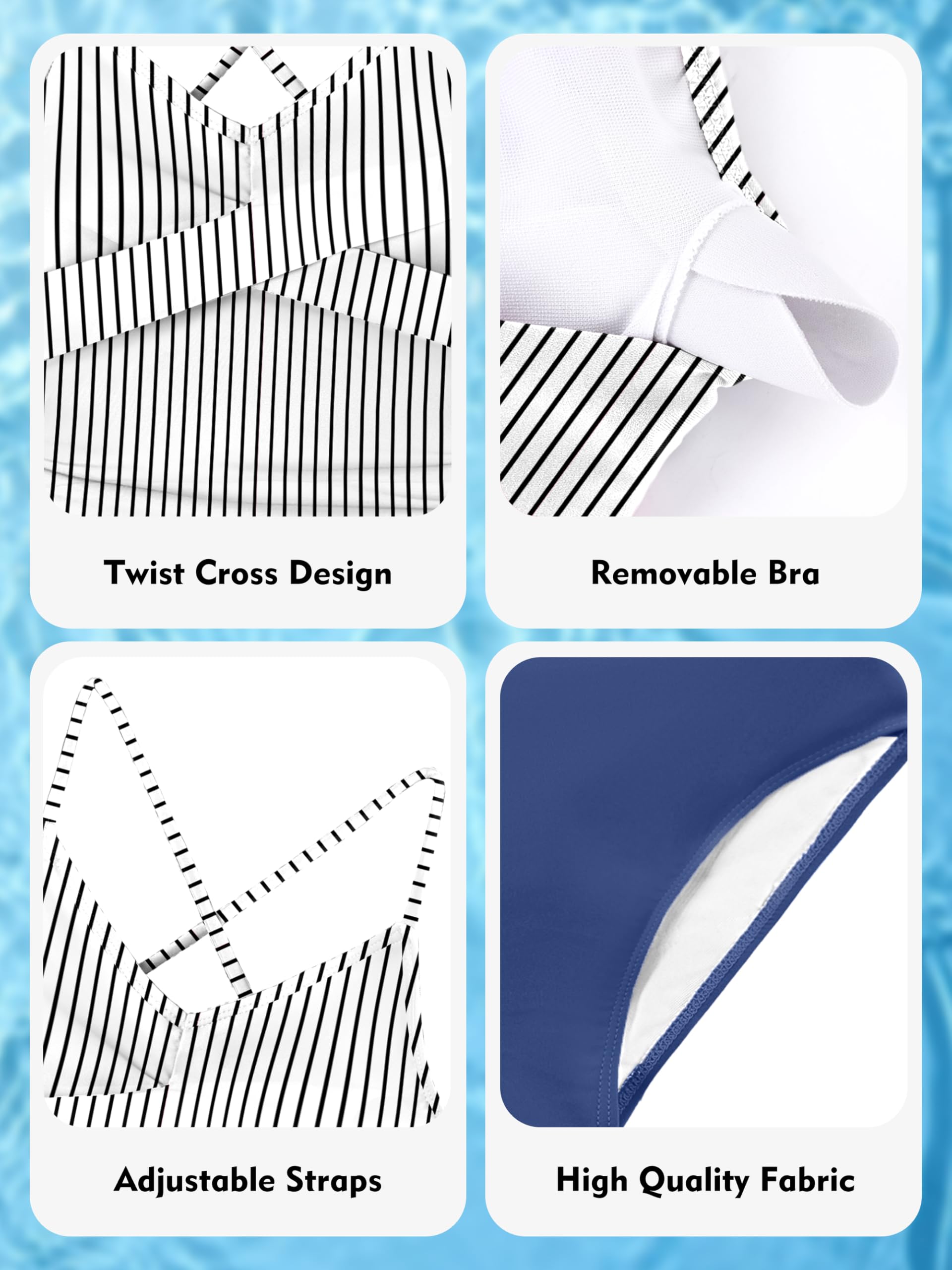 Costume da bagno per ragazze Tankini Criss Cross increspato 2 pezzi costume da bagno stampato ragazza costume da bagno per ragazzi 9-16 anni
