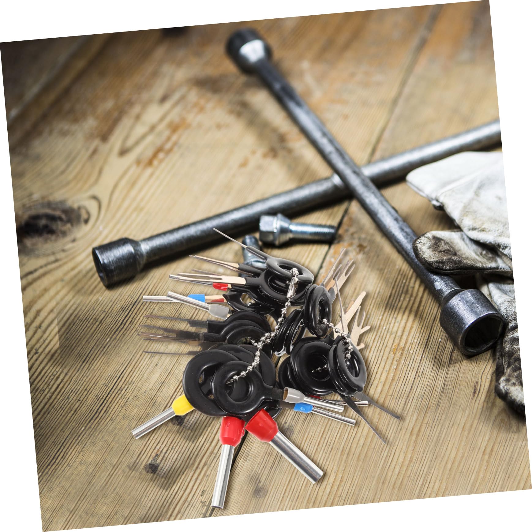 SOESFOUFU 82pcs Electrical Pin Removal Tool Kit Professional Auto Terminal Removal Tools Versatile for Efficient Wire Connection Disassembly User Friendly Design for Various Needs