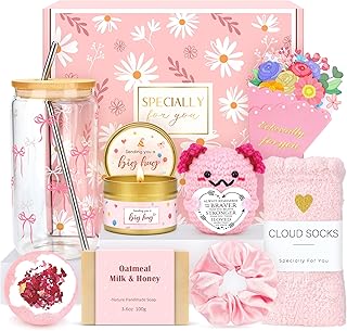 Gift Baskets for Women Unique Birthday Gifts for Women Self Care Cheer Up Gifts Set Pick Me Up Gift Box for Woman Teen Girls Best Friend Sister Ladies Friendship Her