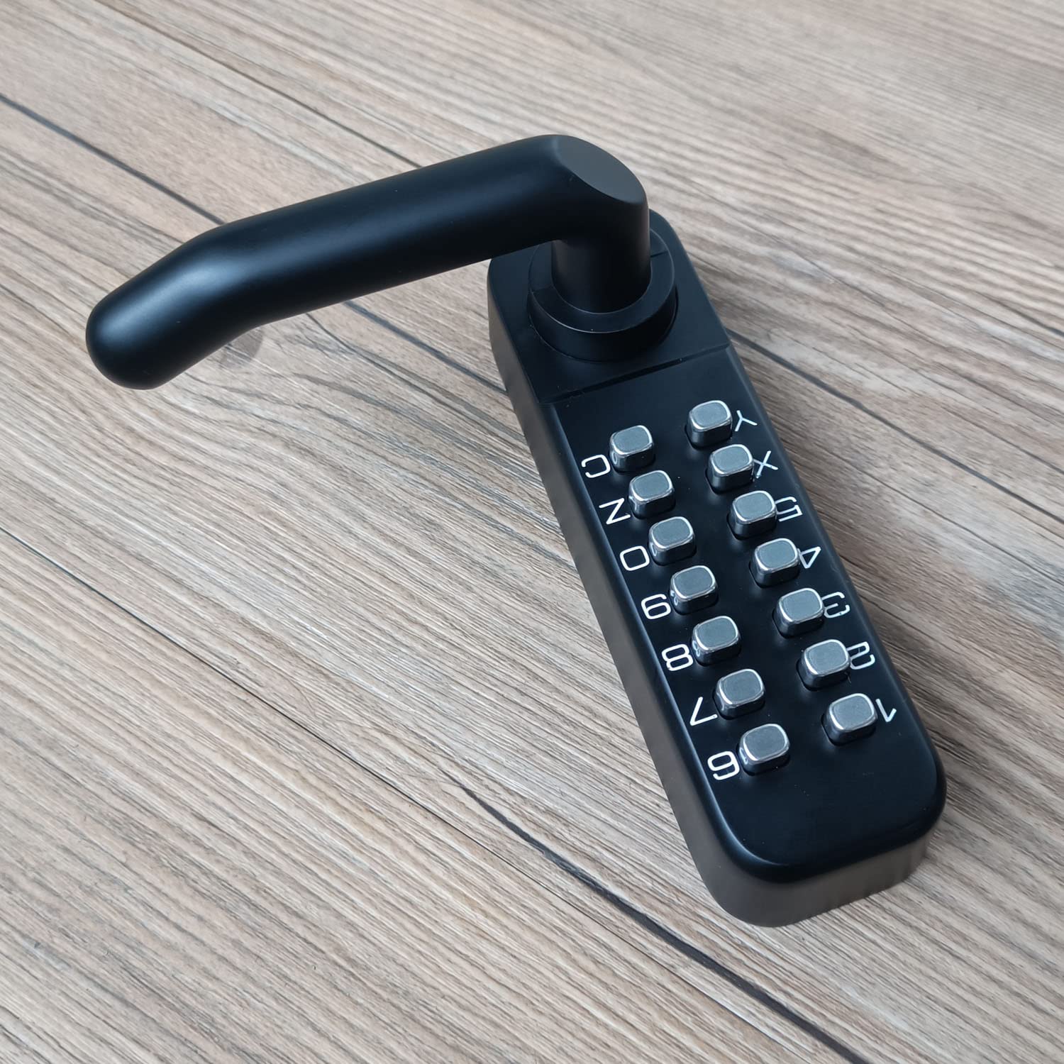 Codelocks Serrure de porte étanche avec bouton-poussoir numérique, sans clé, alliage de zinc - noir