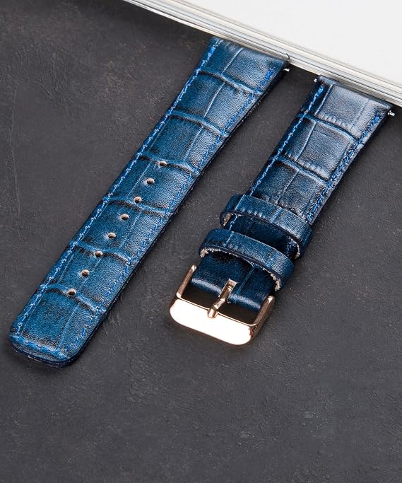 Huawei Watch GT2e GT2 Pro GT3 46mm GT3 Pro GT4 Pro GT5 Pro GT6 Pro Uyumlu Hakiki Kroko Deri Saat Kordonu, 22mm Genişliğinde Saat Kayışı