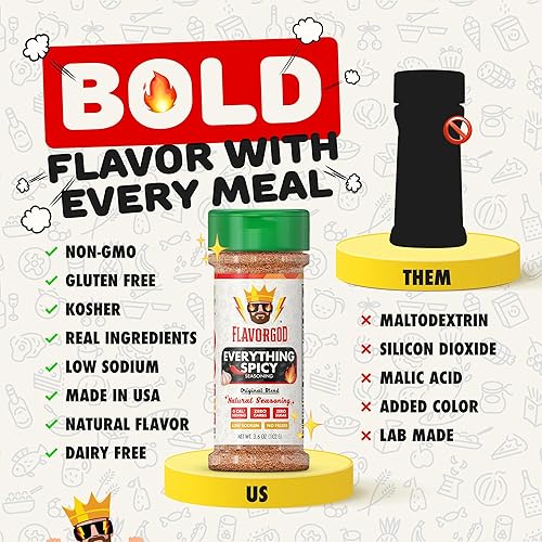 Miniatura 10 de Flavor God - Mezcla de condimentos para pastel de calabaza original de Flavor God - Mezcla de especias totalmente natural y saludable para donas