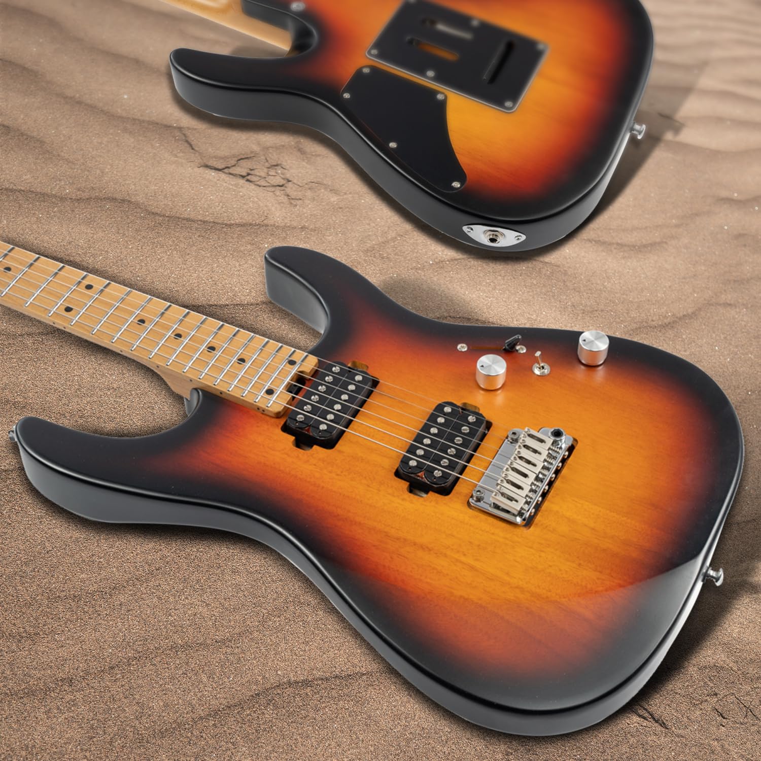 Amazon.com: EART Guitars Roasted Maple Neck Stainless Steel