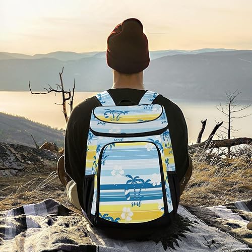 Miniatura 6 de Multicolor formas abstractas 36 latas mochila enfriadores aislados enfriador para viaje mens almuerzo mochila