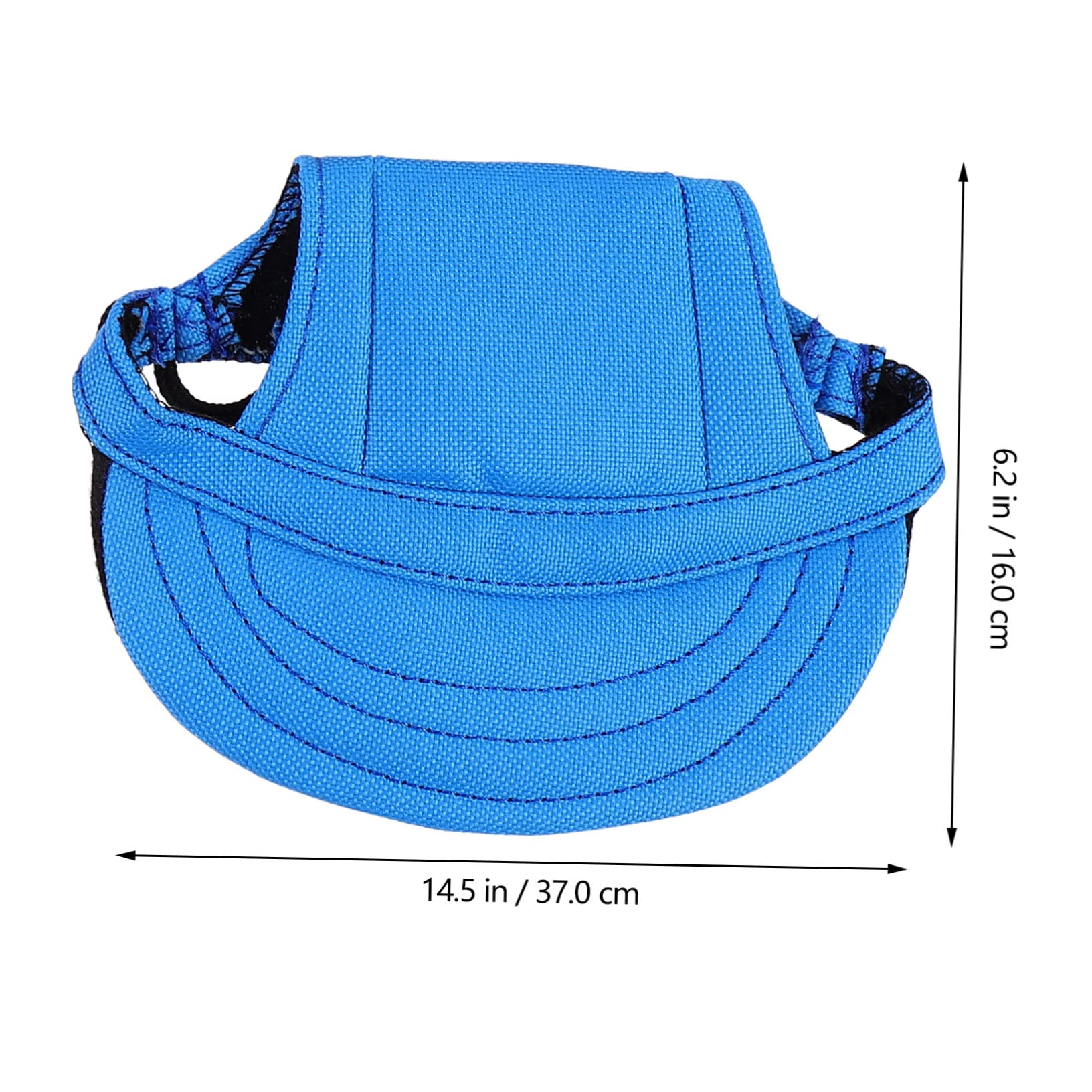 COLLBATH 4Pcs Puppy Baseball Caps with Ear Holes Sun Protection Visor Hats for Dogs Lightweight and Breathable Cloth Material Stylish Outdoor Dog Caps